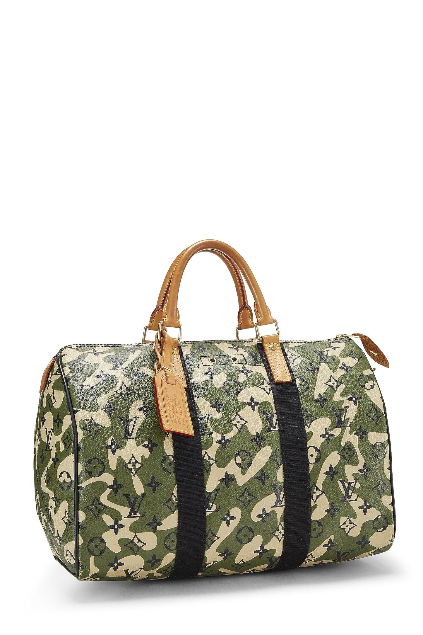 Louis Vuitton, Takashi Murakami x Louis Vuitton Monogramouflage Speedy 35 d'occasion, vert