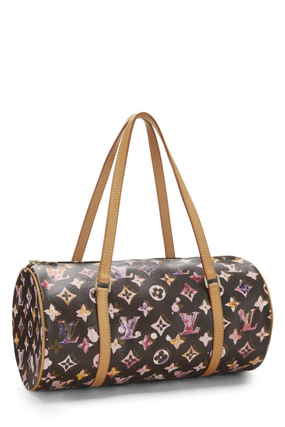 Louis Vuitton, Richard Prince x Louis Vuitton Monogram Aquarelle Papillon 30 d'occasion, Marron