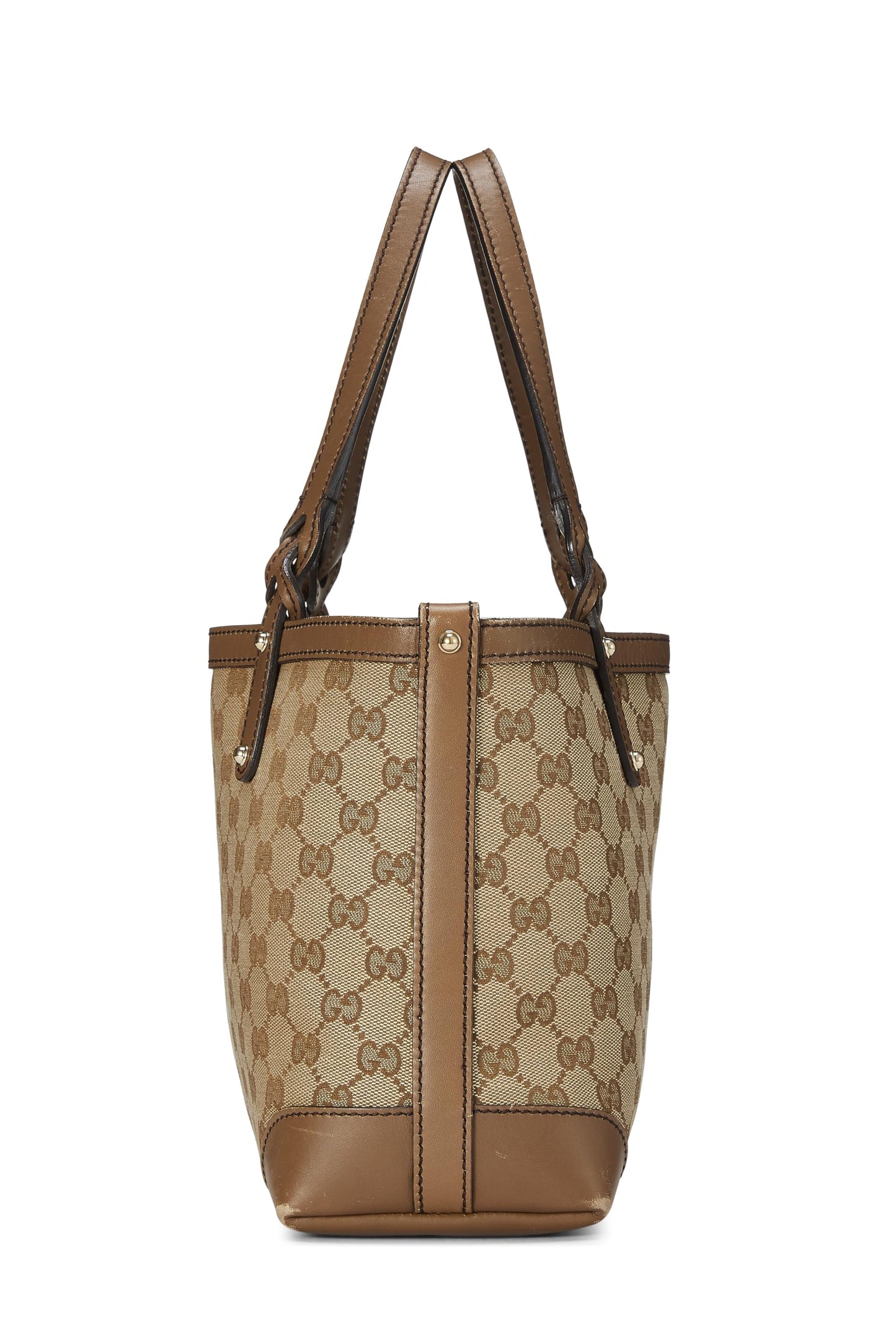 Gucci, Pre-Loved Brown Original GG Canvas Craft Tote, Brown