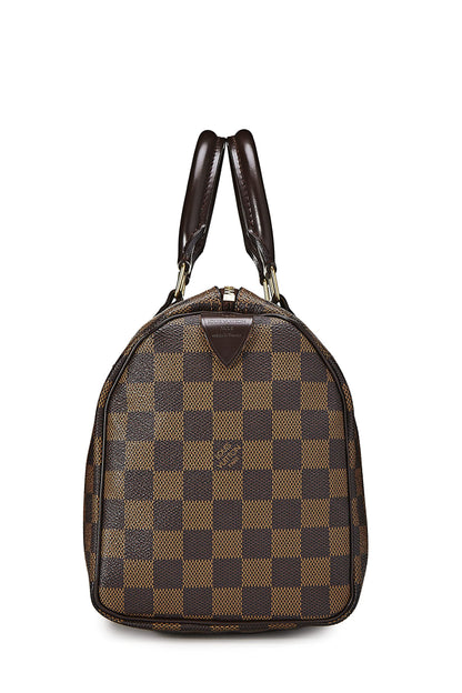 Louis Vuitton, Damier Ebene Speedy 25 d'occasion, marron