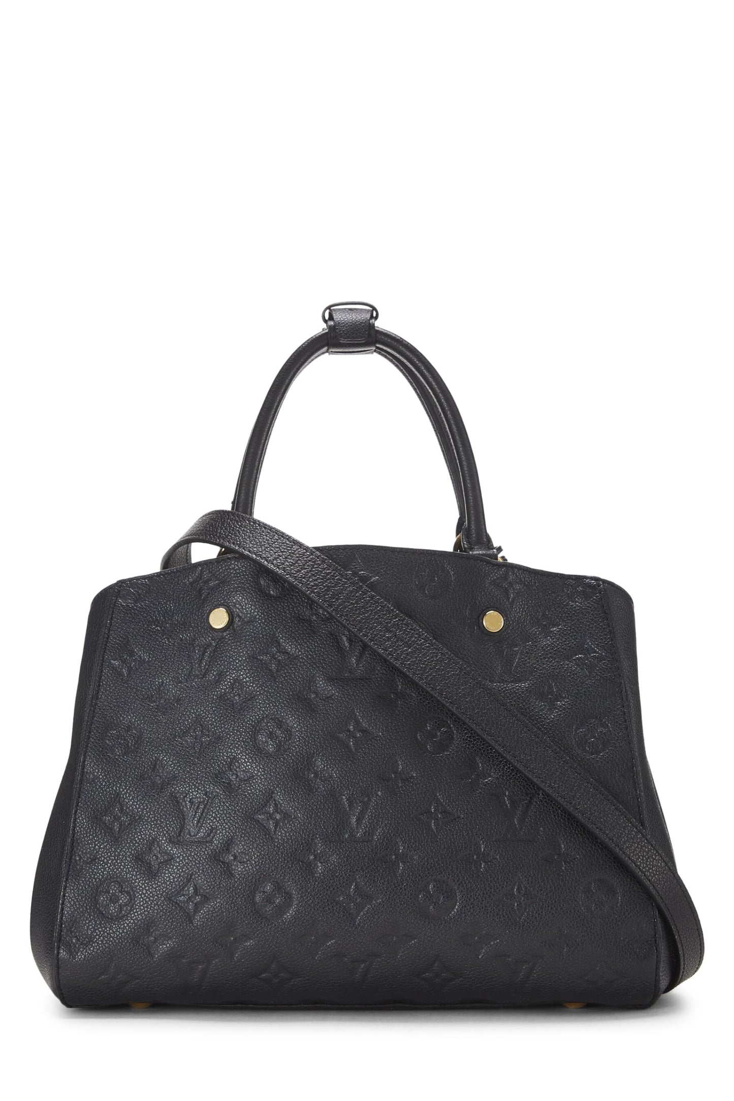 Louis Vuitton, Empreinte Montaigne MM Monogram Noir d'occasion, Noir