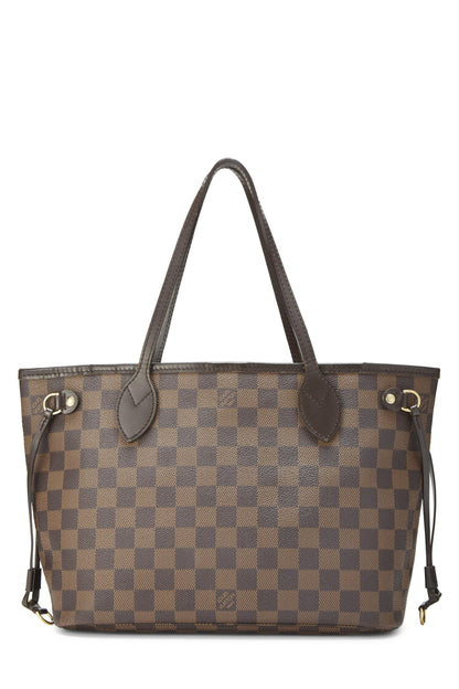 Louis Vuitton, Damier Ebene Neverfull PM d'occasion, marron