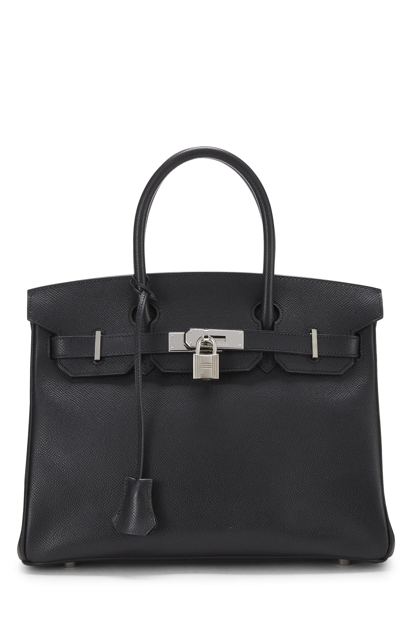 Hermès, Pre-Loved Black Epsom Birkin 30, Negro