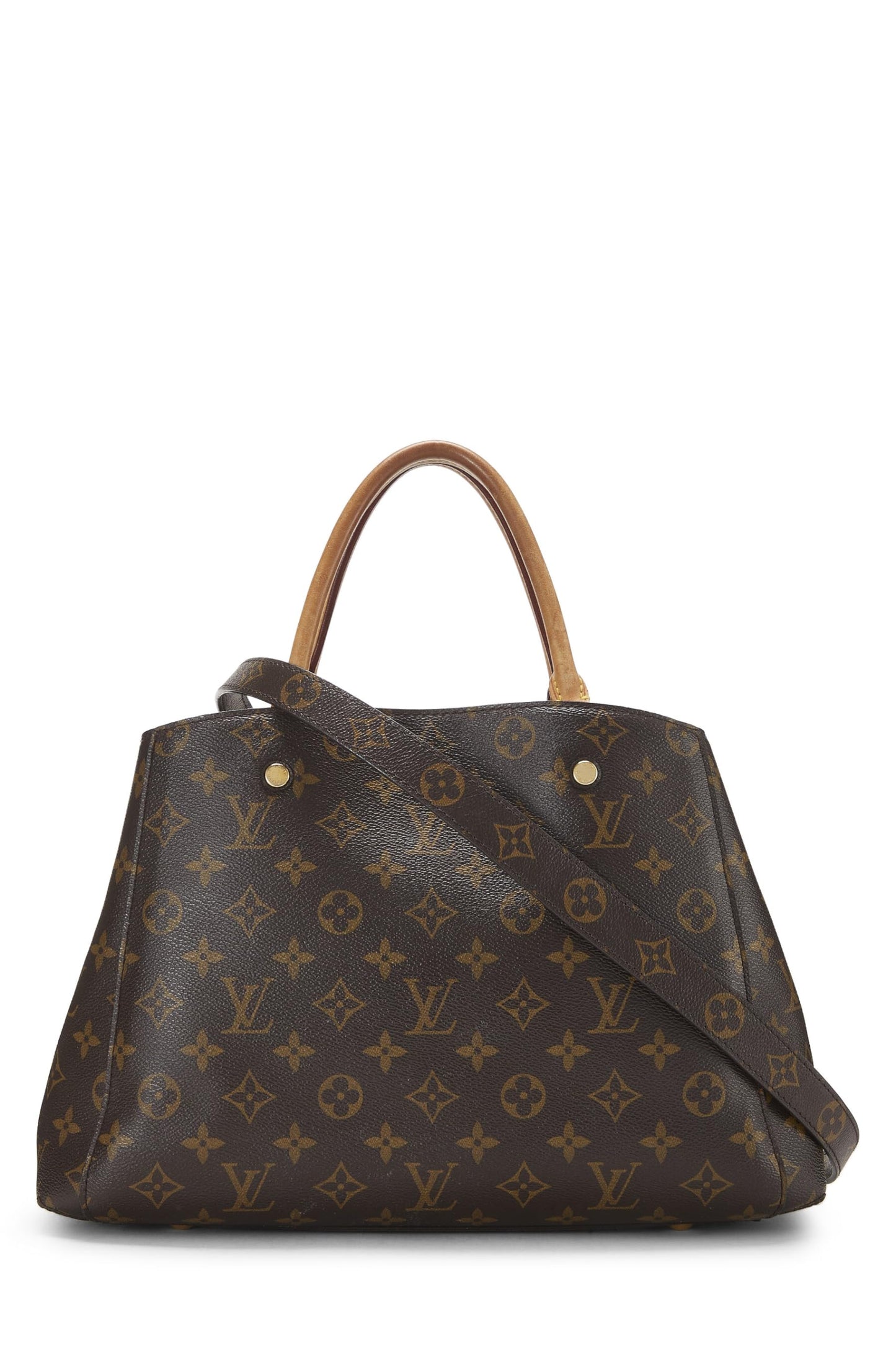 Louis Vuitton, Montaigne MM en toile monogram d'occasion, marron