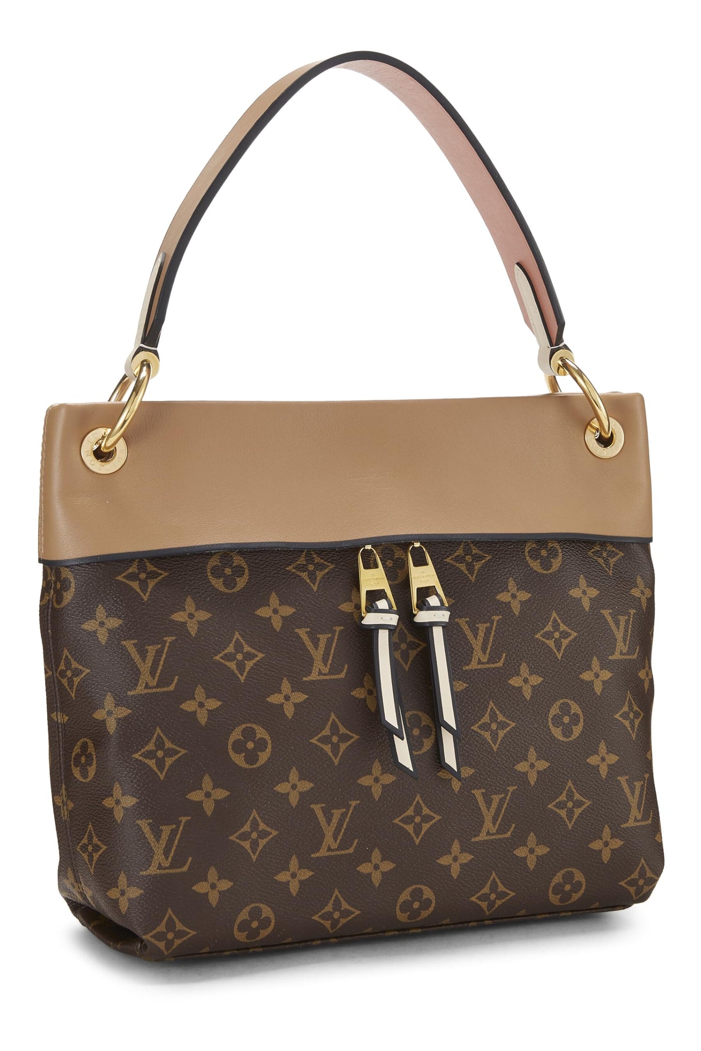 Louis Vuitton, Pre-Loved Beige Monogram Canvas Tuileries Besace, Beige