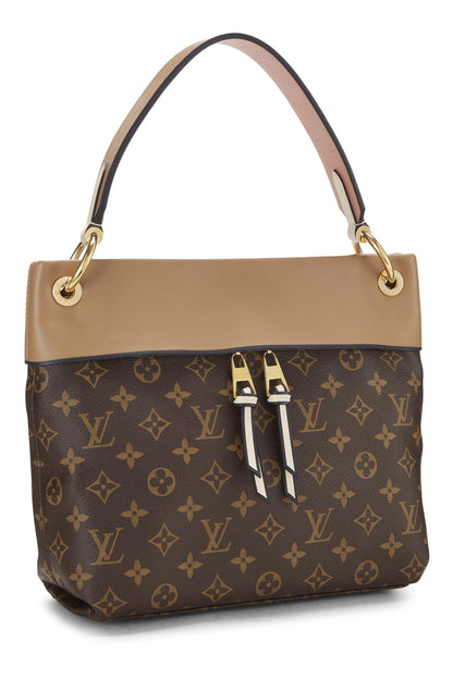 Louis Vuitton, Pre-Loved Beige Monogram Canvas &amp; Leather Tuileries Besace, Beige