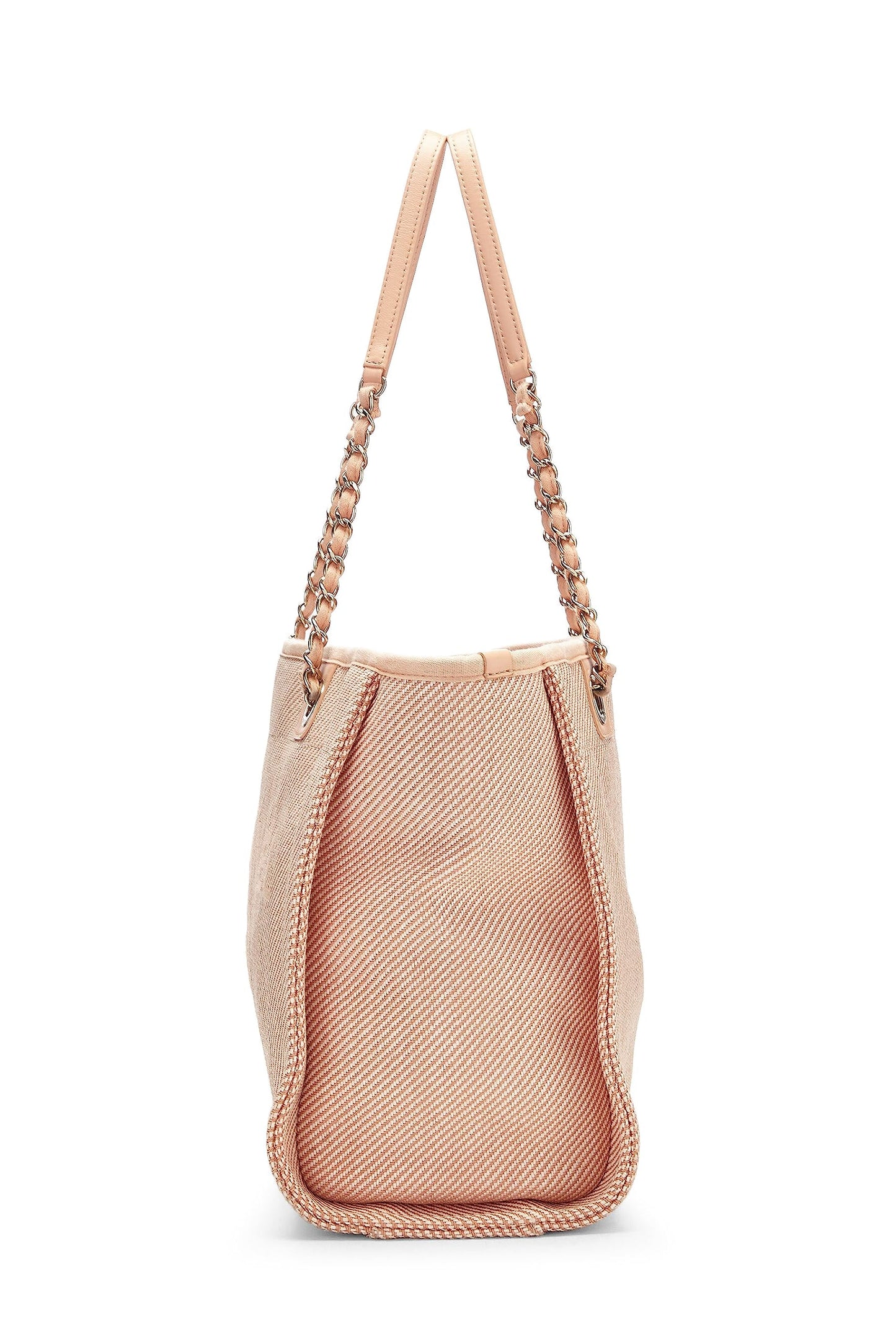 Chanel, Pre-Loved Pink Canvas Deauville Small, Pink