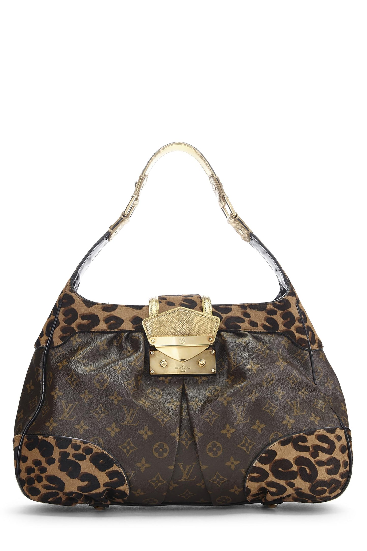 Louis Vuitton, Pre-Loved Monogram Leopard Polly, Brown