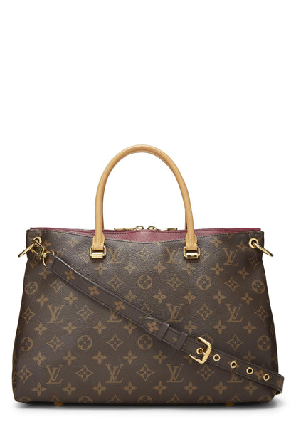 Louis Vuitton, Pallas en toile monogram bordeaux d'occasion, bordeaux