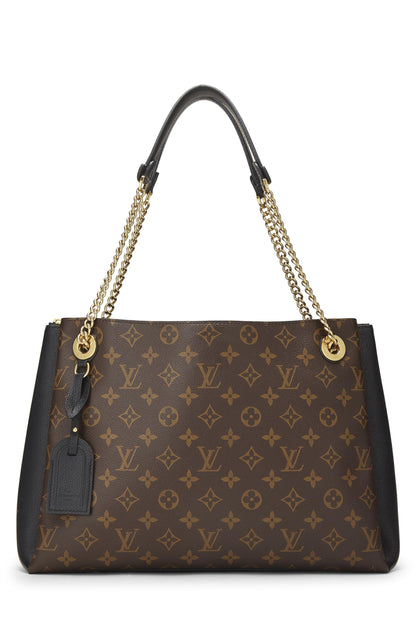 Louis Vuitton, sac Surene MM en toile monogram noire d'occasion, noir