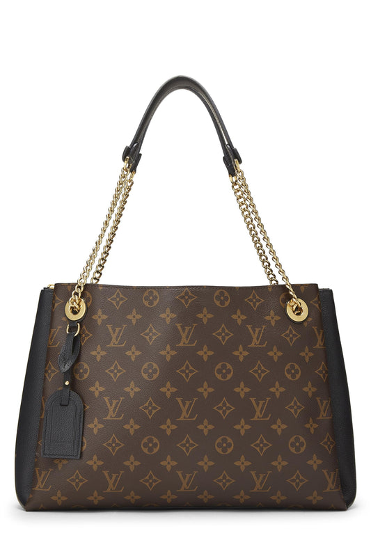 Louis Vuitton, Pre-Loved Black Monogram Canvas Surene MM, Black