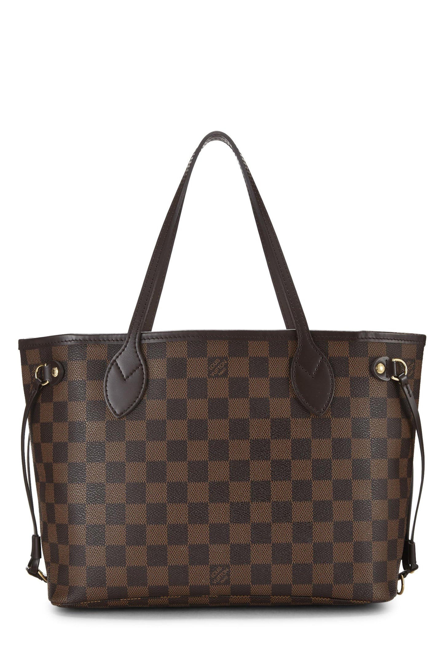 Louis Vuitton, Damier Ebene Neverfull PM NM, marrón