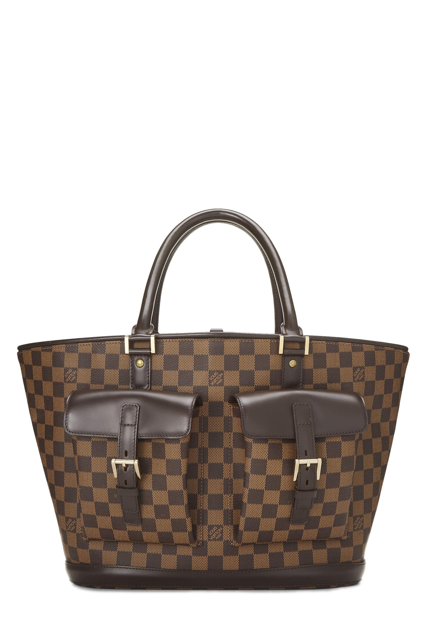 Louis Vuitton, Pre-Loved Damier Ebene Manosque GM, Brown