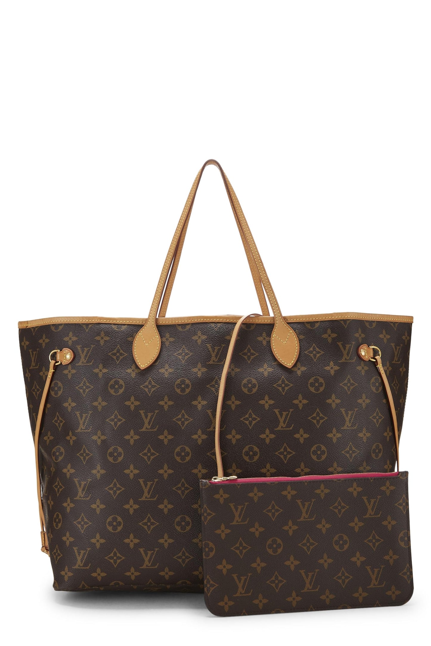 Louis Vuitton, Lona con monograma rosa Pre-Loved Neo Neverfull GM, Rosa