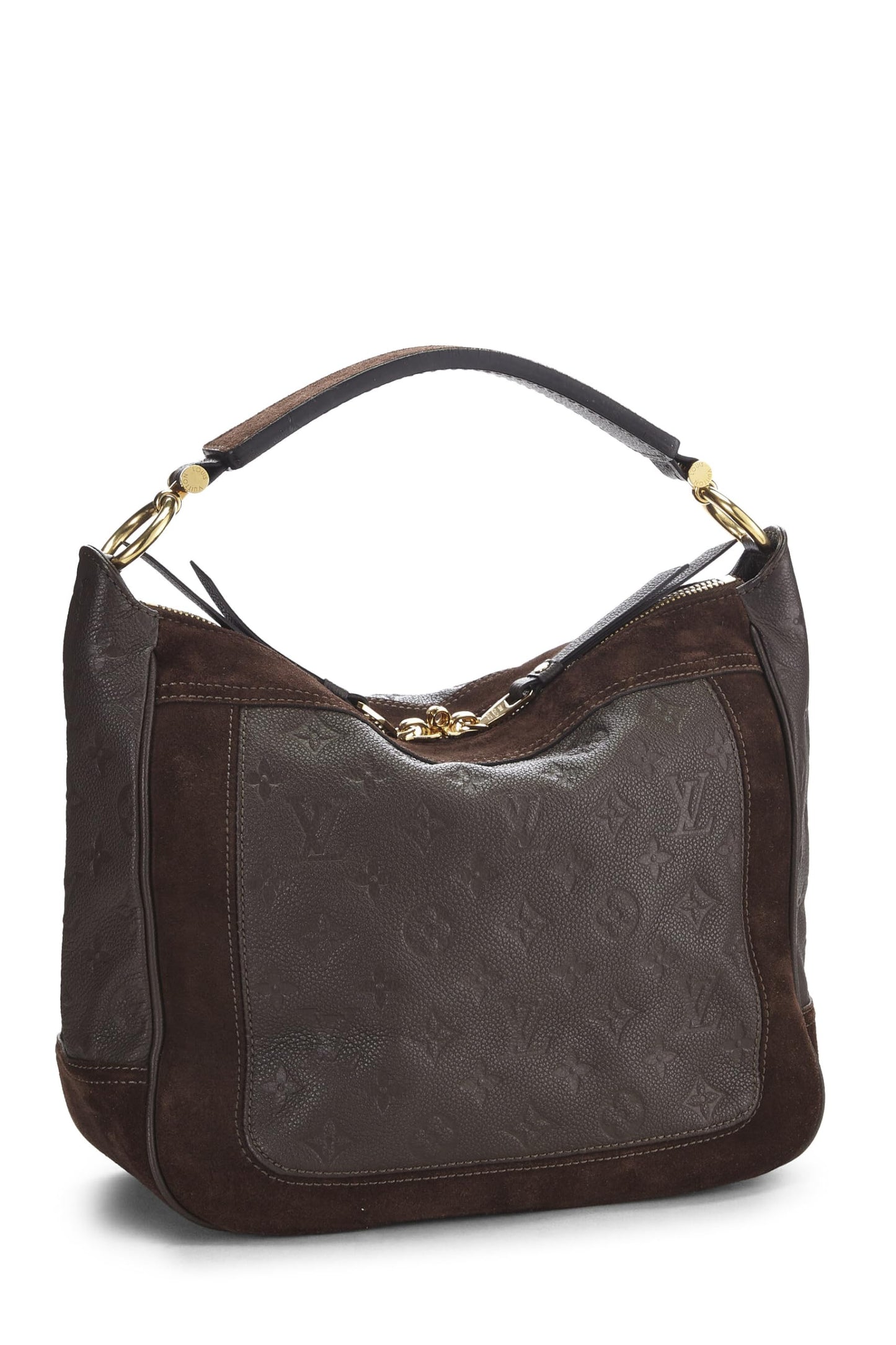 Louis Vuitton, Pre-Loved Terre Monogram Empreinte Audacieuse PM, Marrón