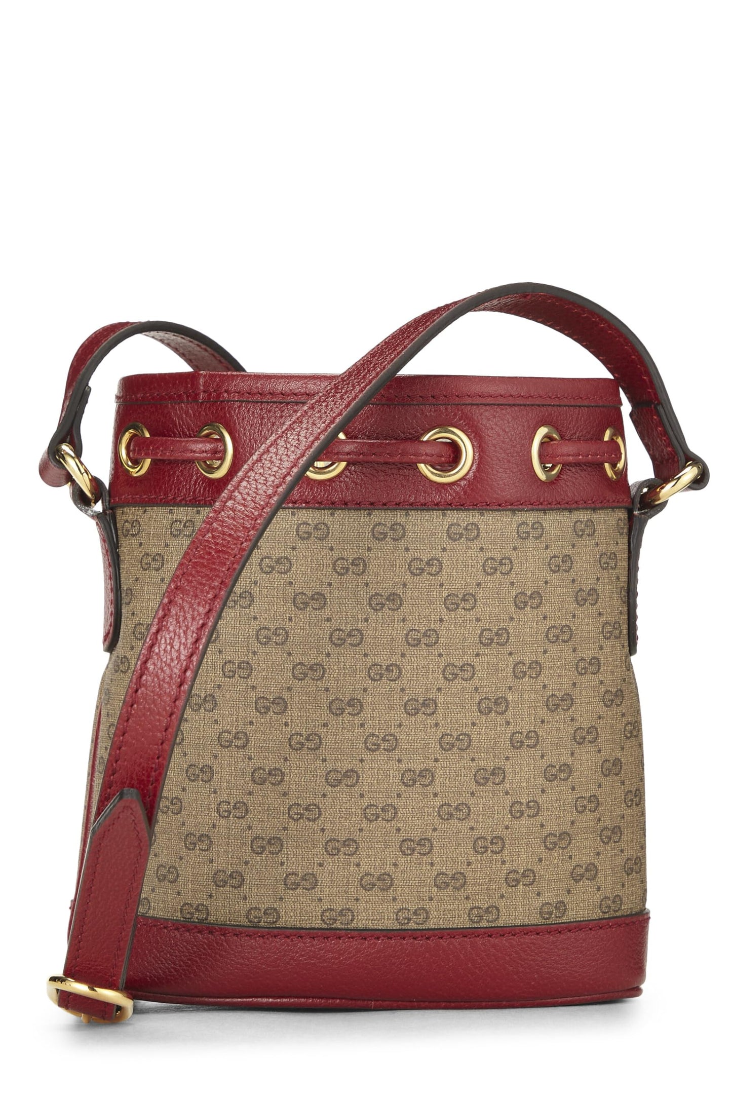 Gucci, Mini sac seau en toile enduite Doraemon x Gucci d'occasion, rouge