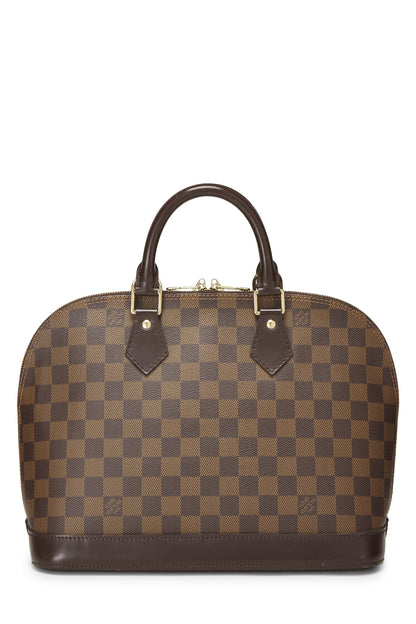 Louis Vuitton, Pre-Loved Damier Ebene Alma PM, Brown