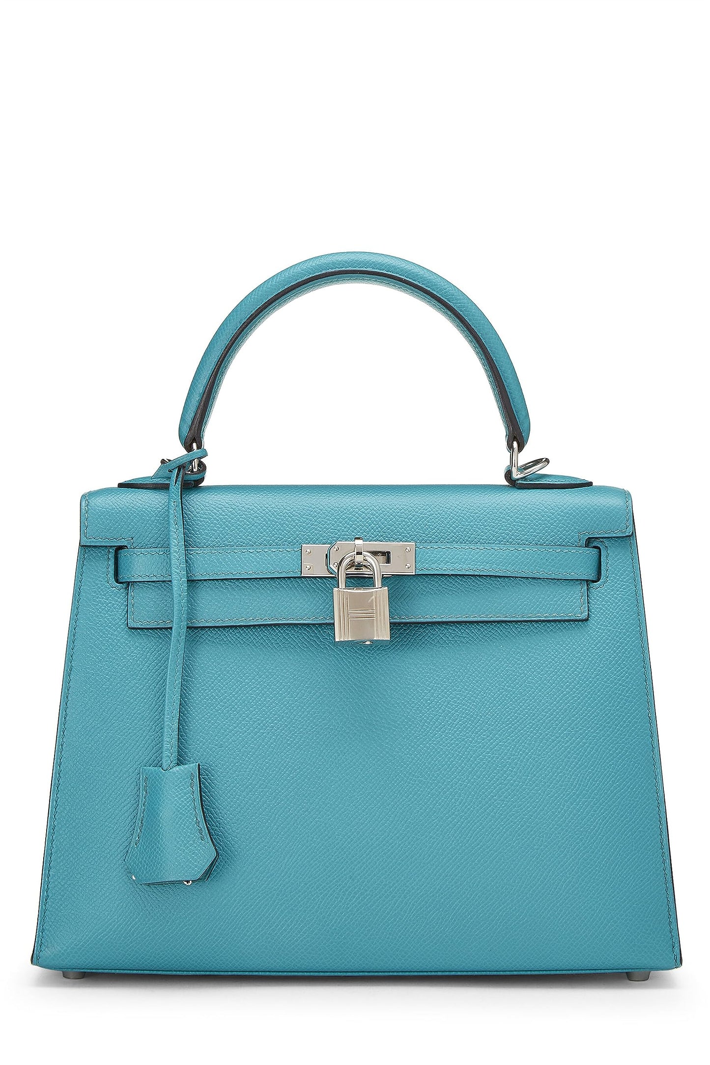 Hermès, Pre-Loved Blue Paon Epsom Kelly Sellier 25, Blue Paon