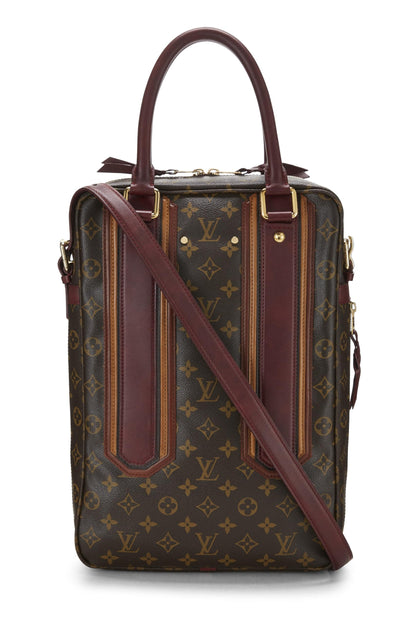 Louis Vuitton, Pre-Loved Monogram Canvas Bequia Porte-Documents Vertical, Brown