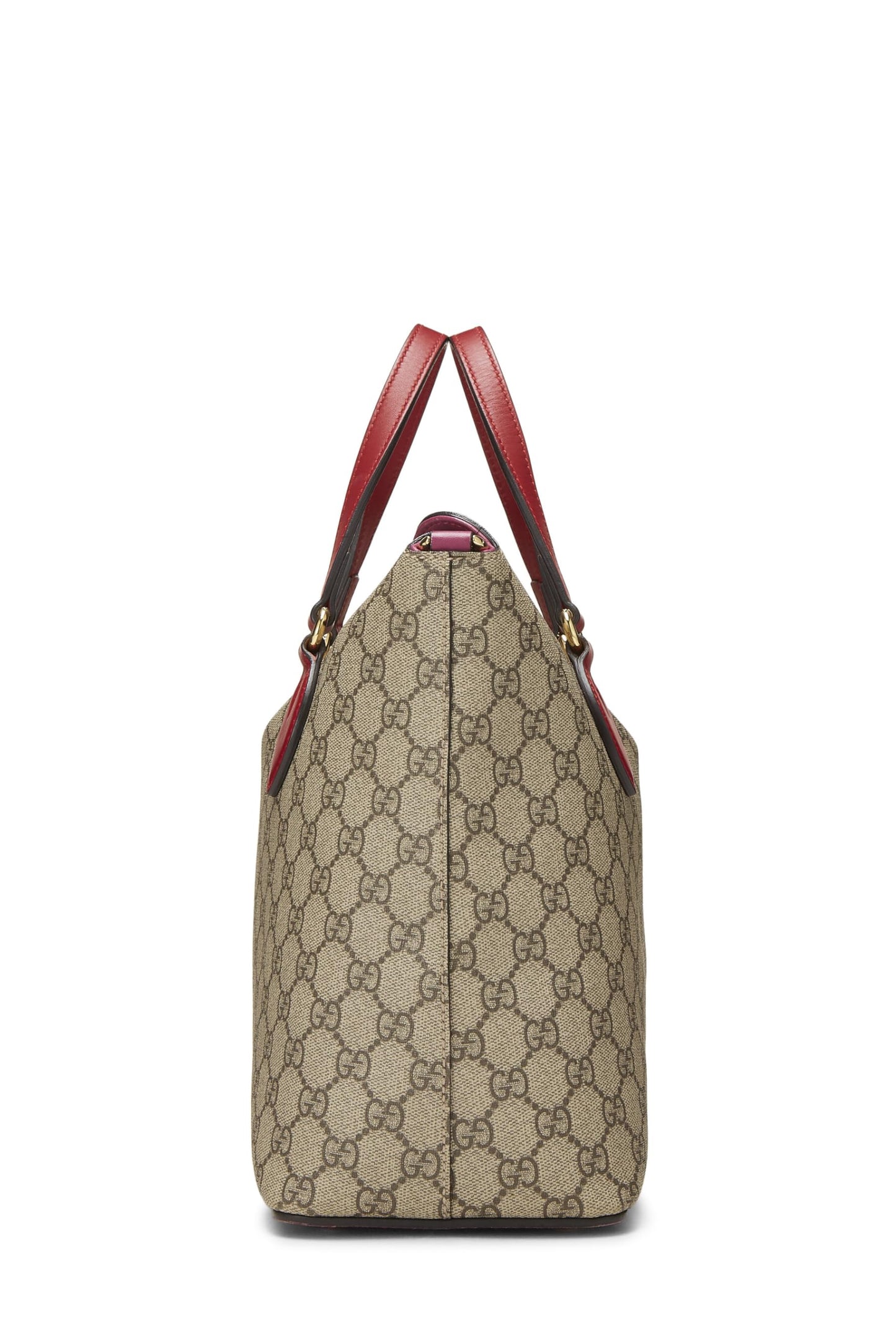 Gucci, Pre-Loved Multicolored Original GG Supreme Canvas Linea Fold Over Bag, Multi