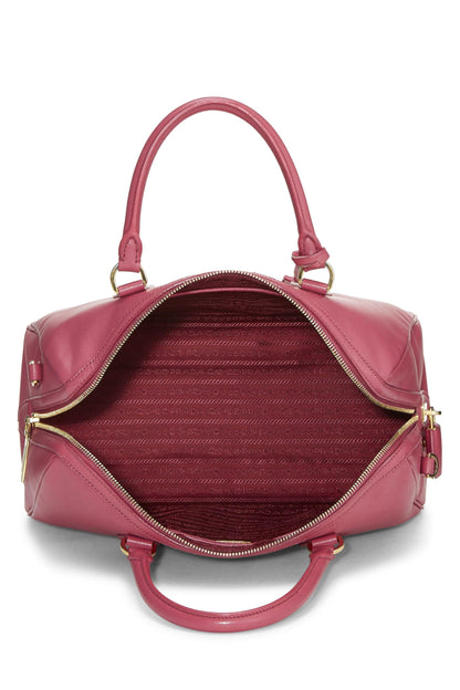 Prada, Boston Saffiano rose d'occasion, rose