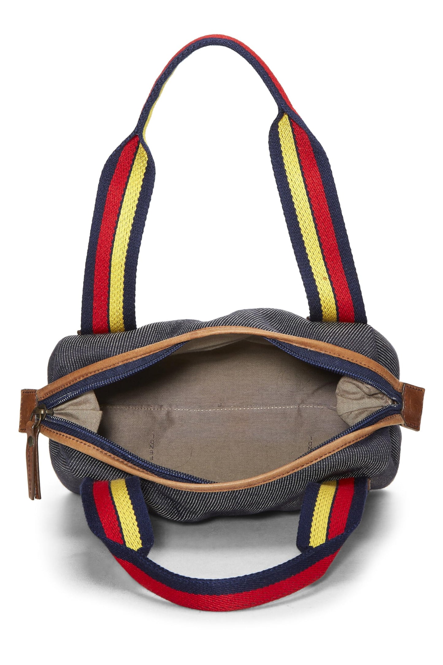 Fendi, sac à main en denim multicolore d'occasion, multicolore