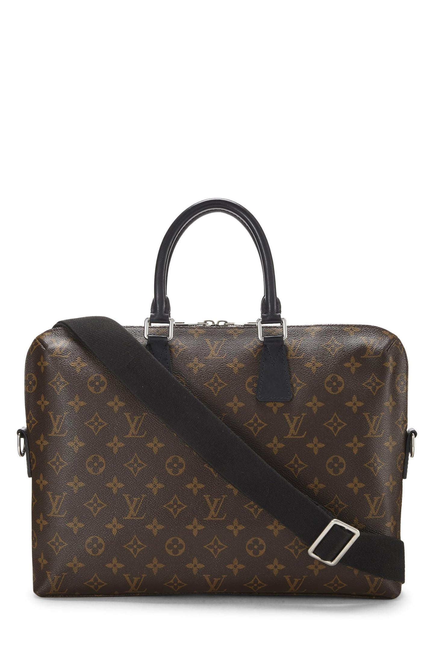 Louis Vuitton, Pre-Loved Monogram Macassar Porte-Documents Jour, Brown