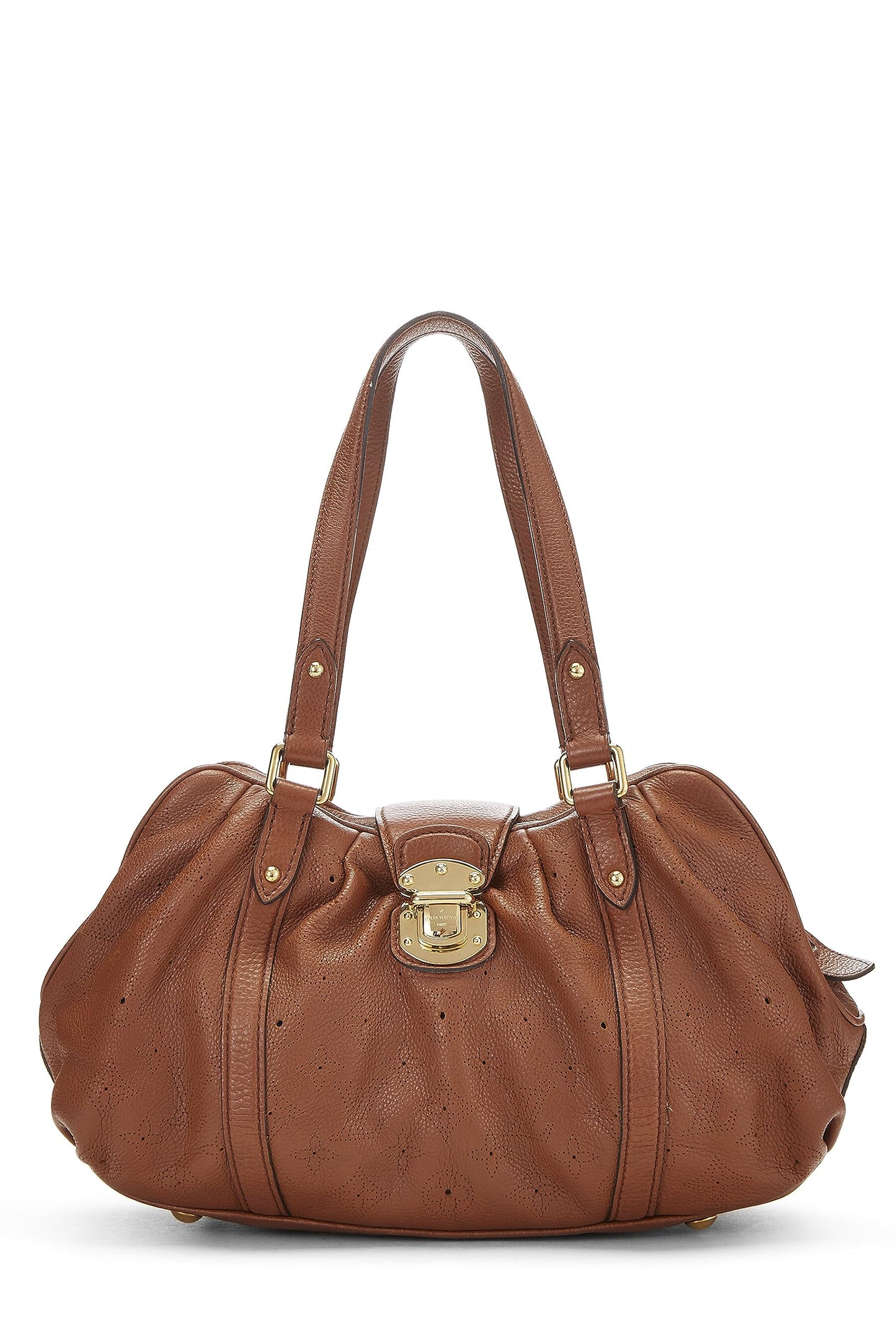 Louis Vuitton, Pre-Loved Brown Monogram Mahina Lunar PM, Brown