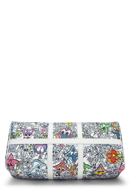 Louis Vuitton, sac bandoulière Keepall 50 multicolore Monogram Comics d'occasion, multicolore