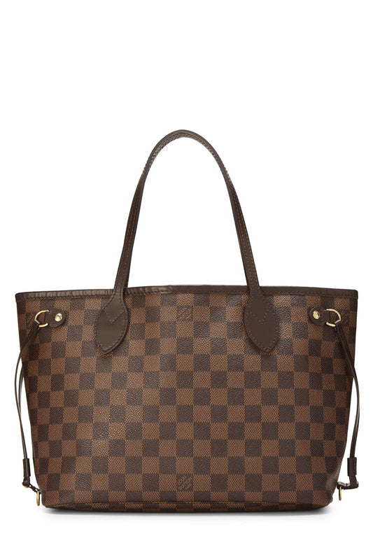 Louis Vuitton, Damier Ebene Neverfull PM d'occasion, marron