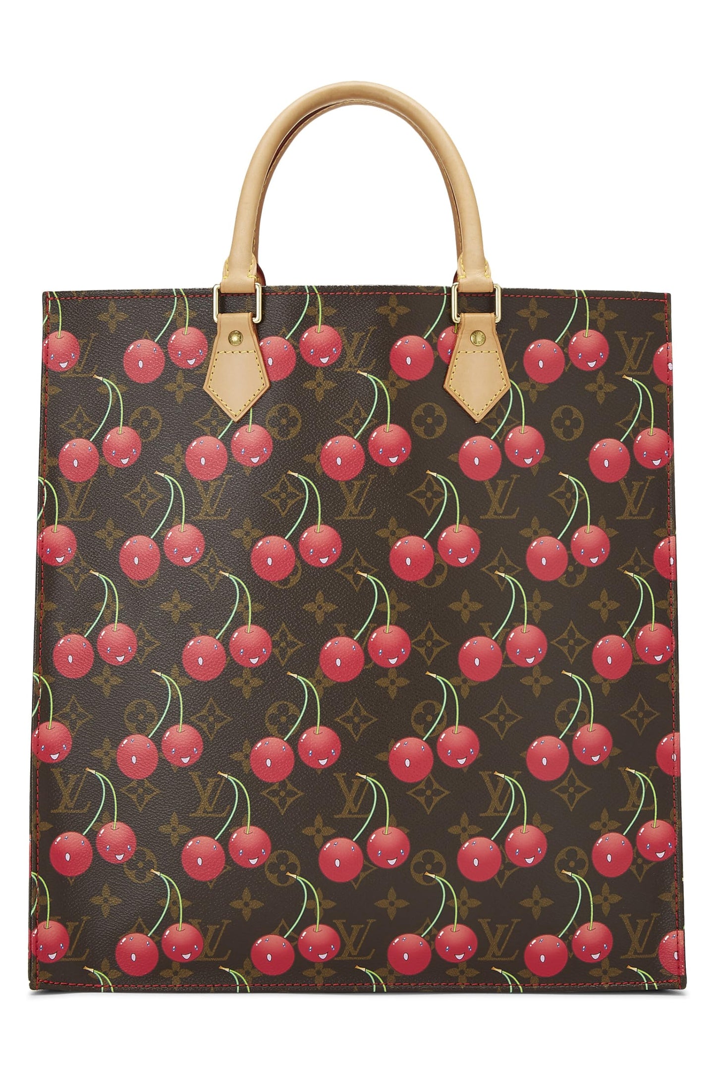 Louis Vuitton, Takashi Murakami x Louis Vuitton Monogram Cerises Sac Plat, Marron