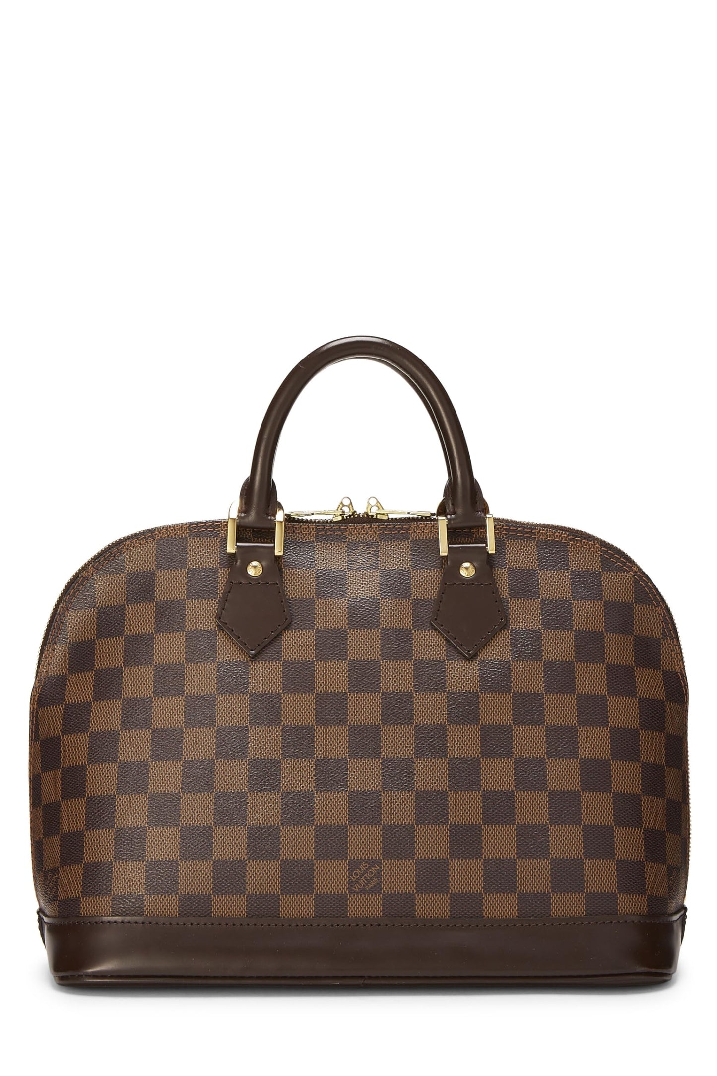 Louis Vuitton, Pre-Loved Damier Ebene Alma PM, Brown