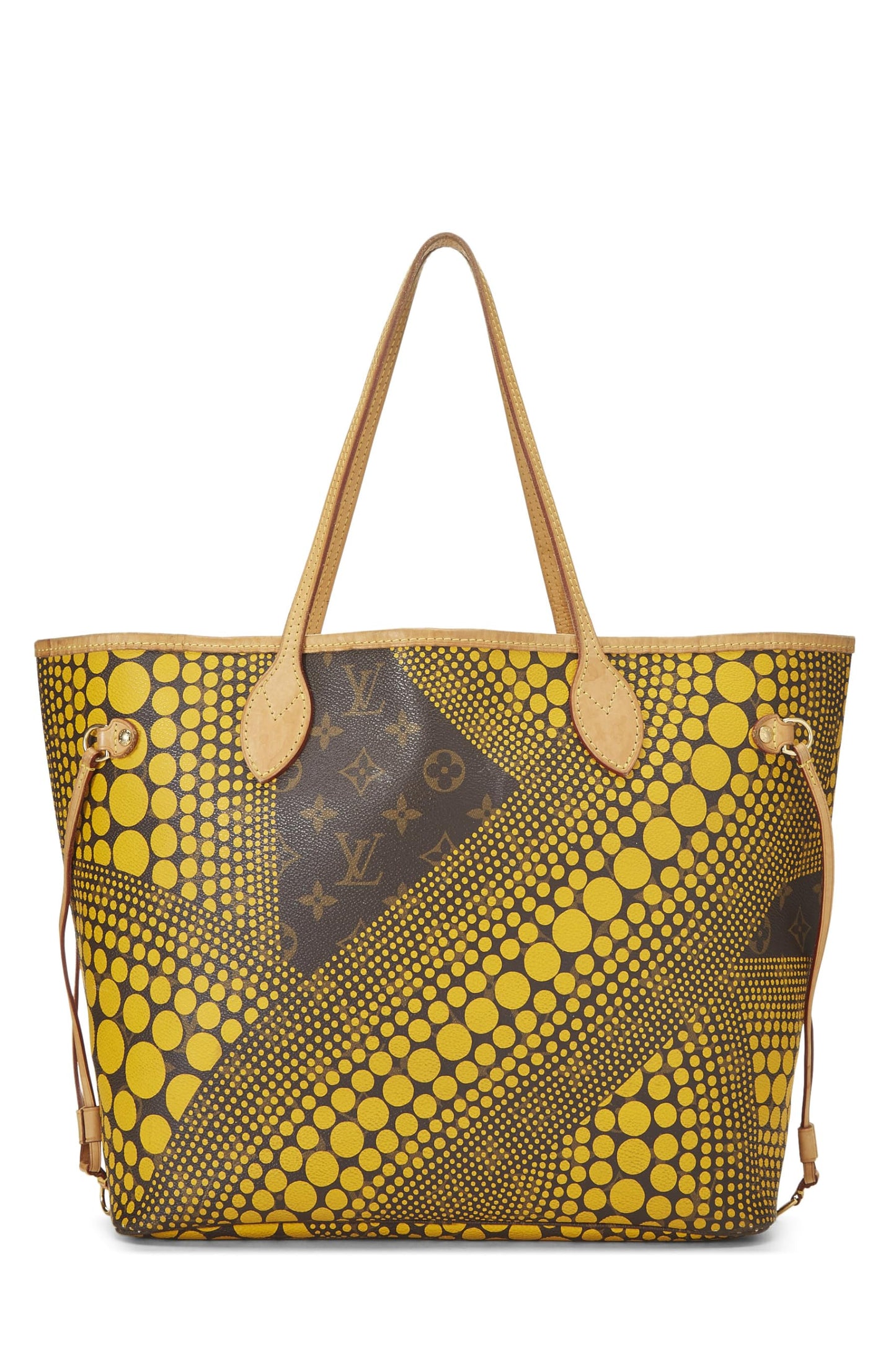 Louis Vuitton, Yayoi Kusama x Louis Vuitton, Monogrammé jaune à pois, Infinity Neverfull MM, Jaune