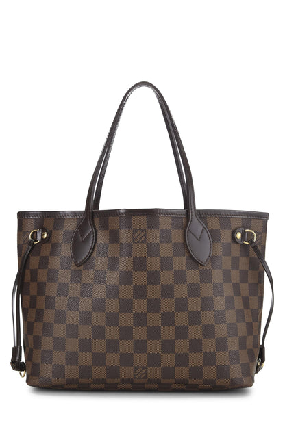 Louis Vuitton, Pre-Loved Damier Ebene Neverfull PM, Brown