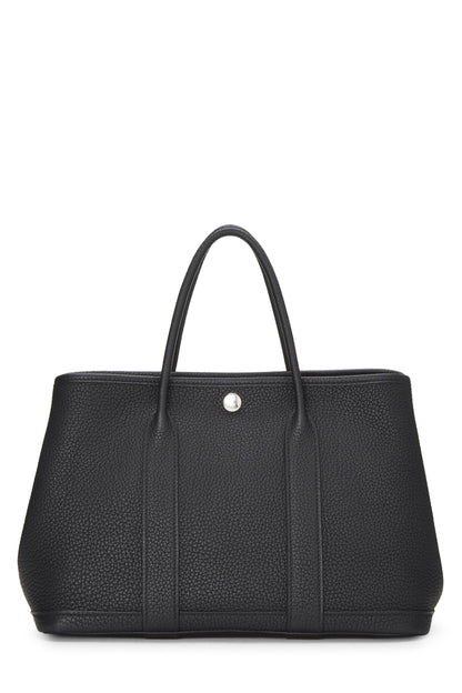 Hermès, Pre-Loved Black Negonda Garden Party TPM, Negro