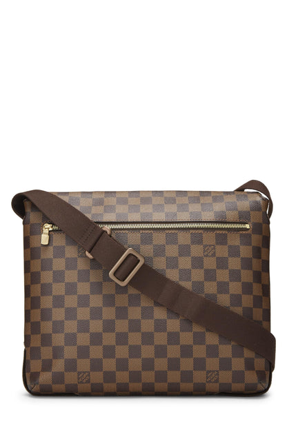 Louis Vuitton, Brooklyn MM Damier Ebène d'occasion, marron