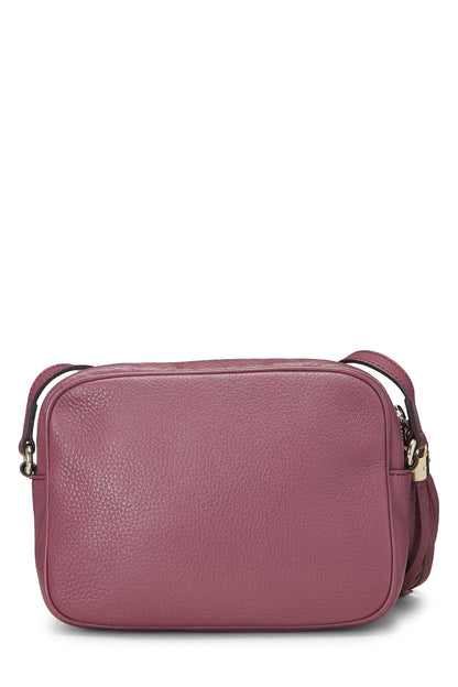 Gucci, Soho Disco en cuir grainé violet d'occasion, violet