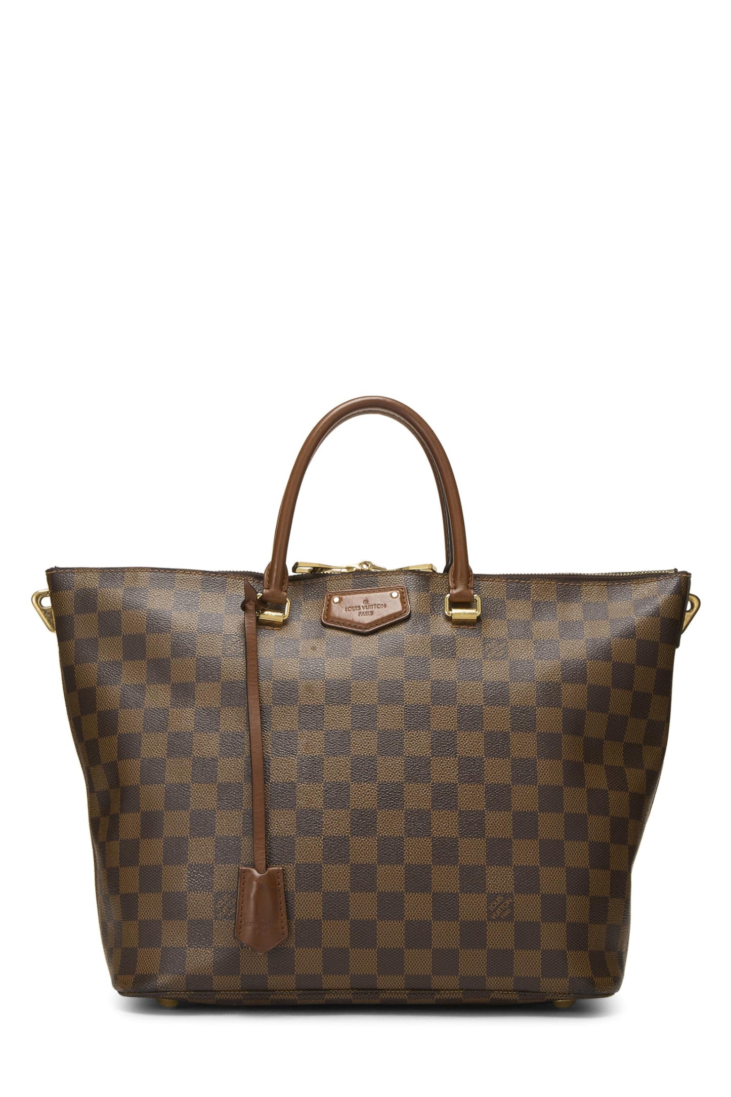 Louis Vuitton, Pre-Loved Damier Ebene Belmont, Brown