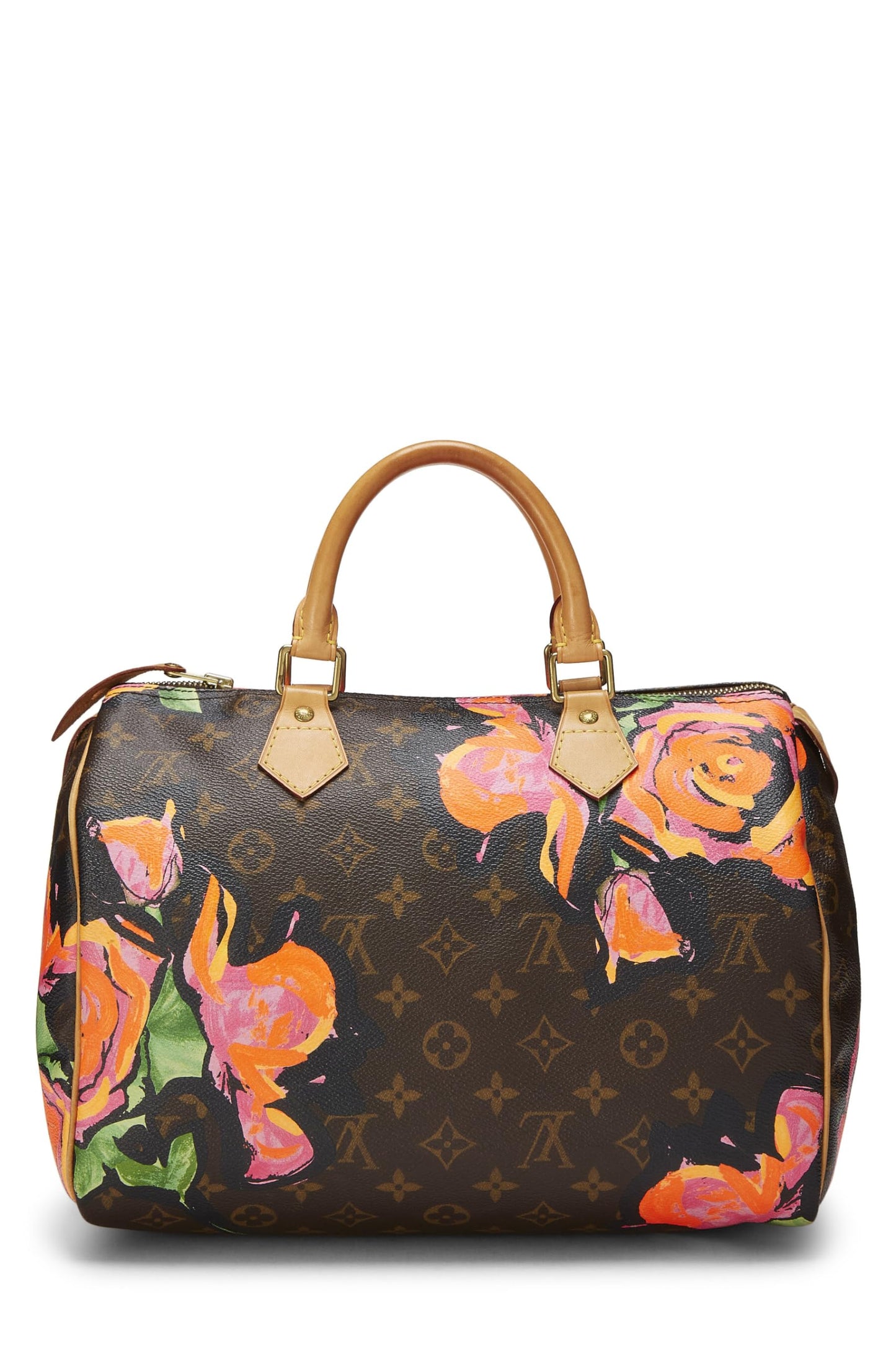 Louis Vuitton, Stephen Sprouse x Louis Vuitton Monogram Roses Speedy 30 d'occasion, marron