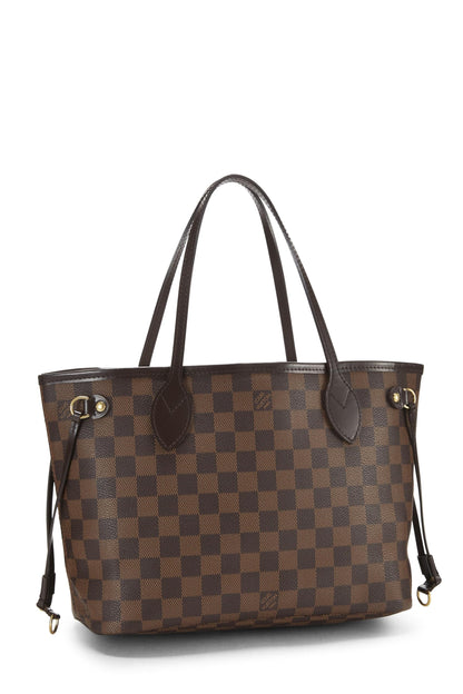 Louis Vuitton, Damier Ebene Neverfull PM d'occasion, marron