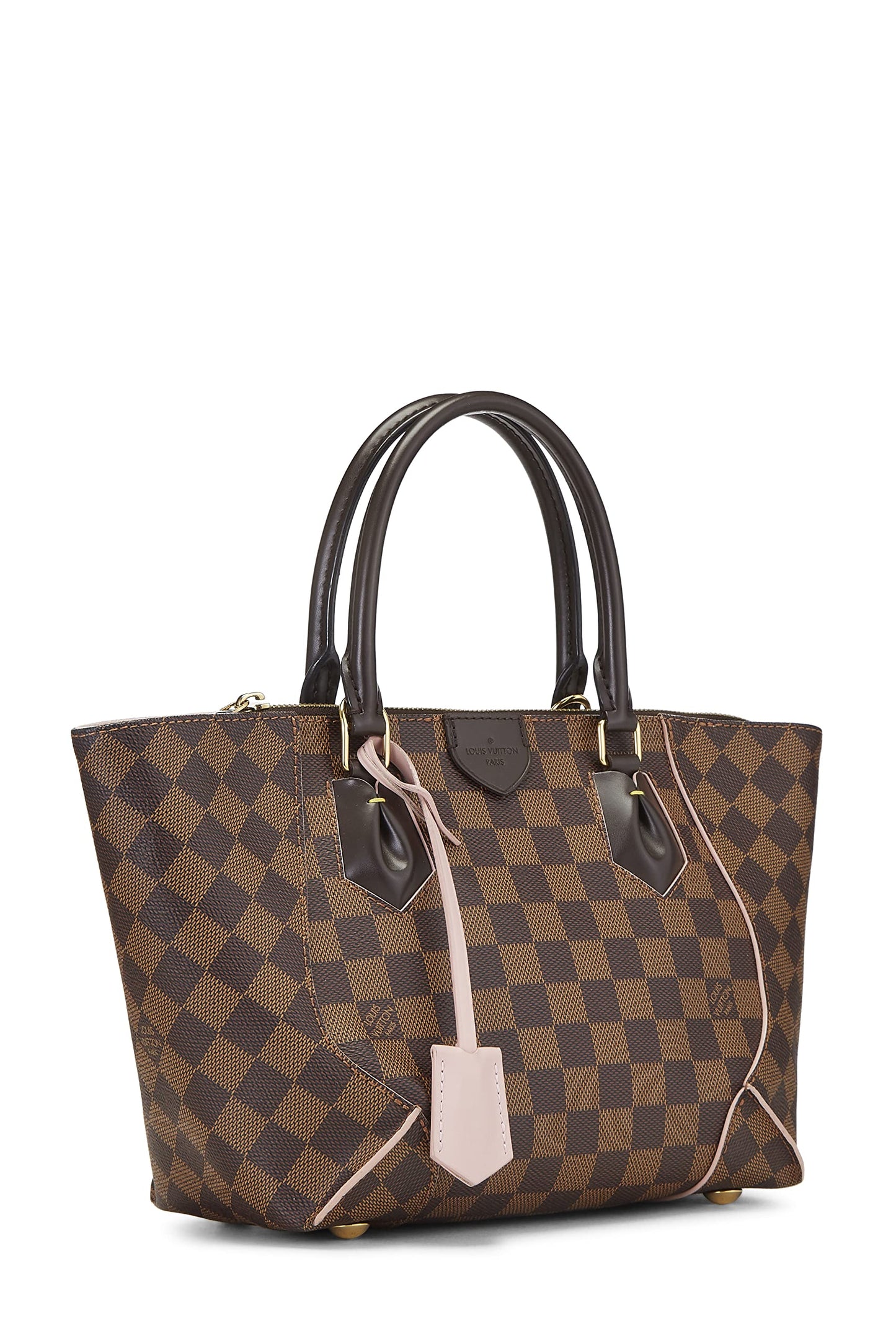 Louis Vuitton, Bolso tote PM Damier Ebene Caissa pre-Loved, Rosa