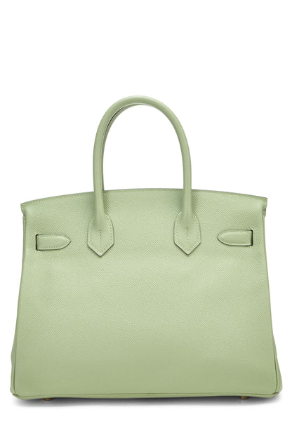 Hermès, Pre-Loved Vert Criquet Epsom Birkin 30, Vert Criquet