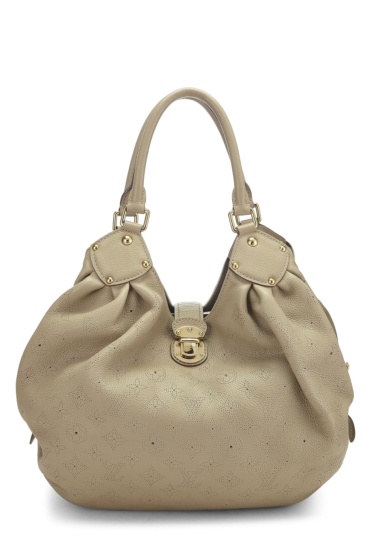 Louis Vuitton, Pre-Loved Beige Monogram Mahina Large, Beige