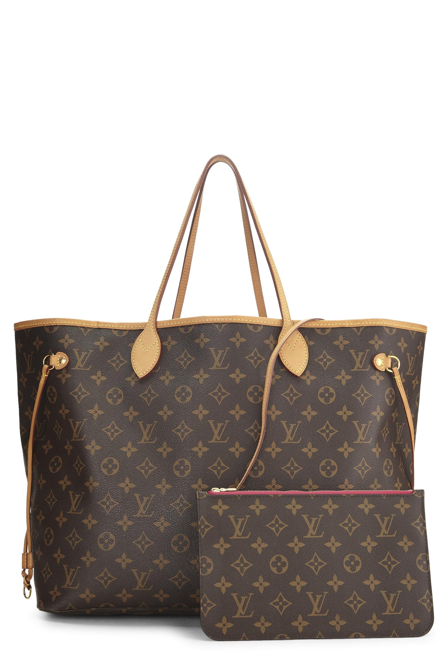 Louis Vuitton, Lona con monograma rosa Pre-Loved Neo Neverfull GM, Rosa