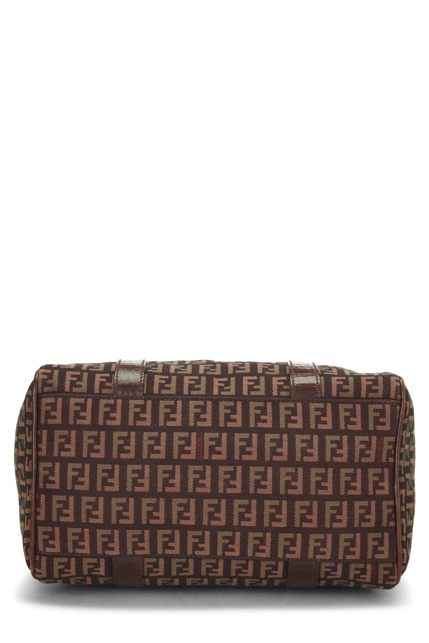 Fendi, sac Boston Mini Zucchino marron d'occasion, marron