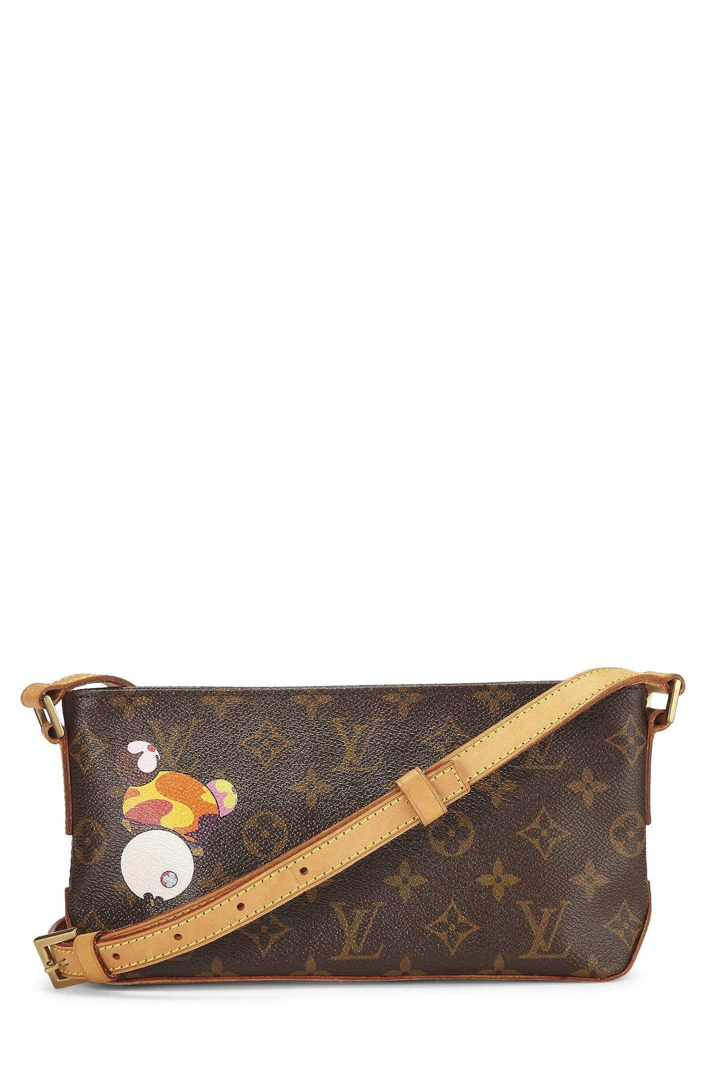 Louis Vuitton, Pre-Loved Takashi Murakami x Louis Vuitton Monogram Canvas Panda Trotteur, Brown