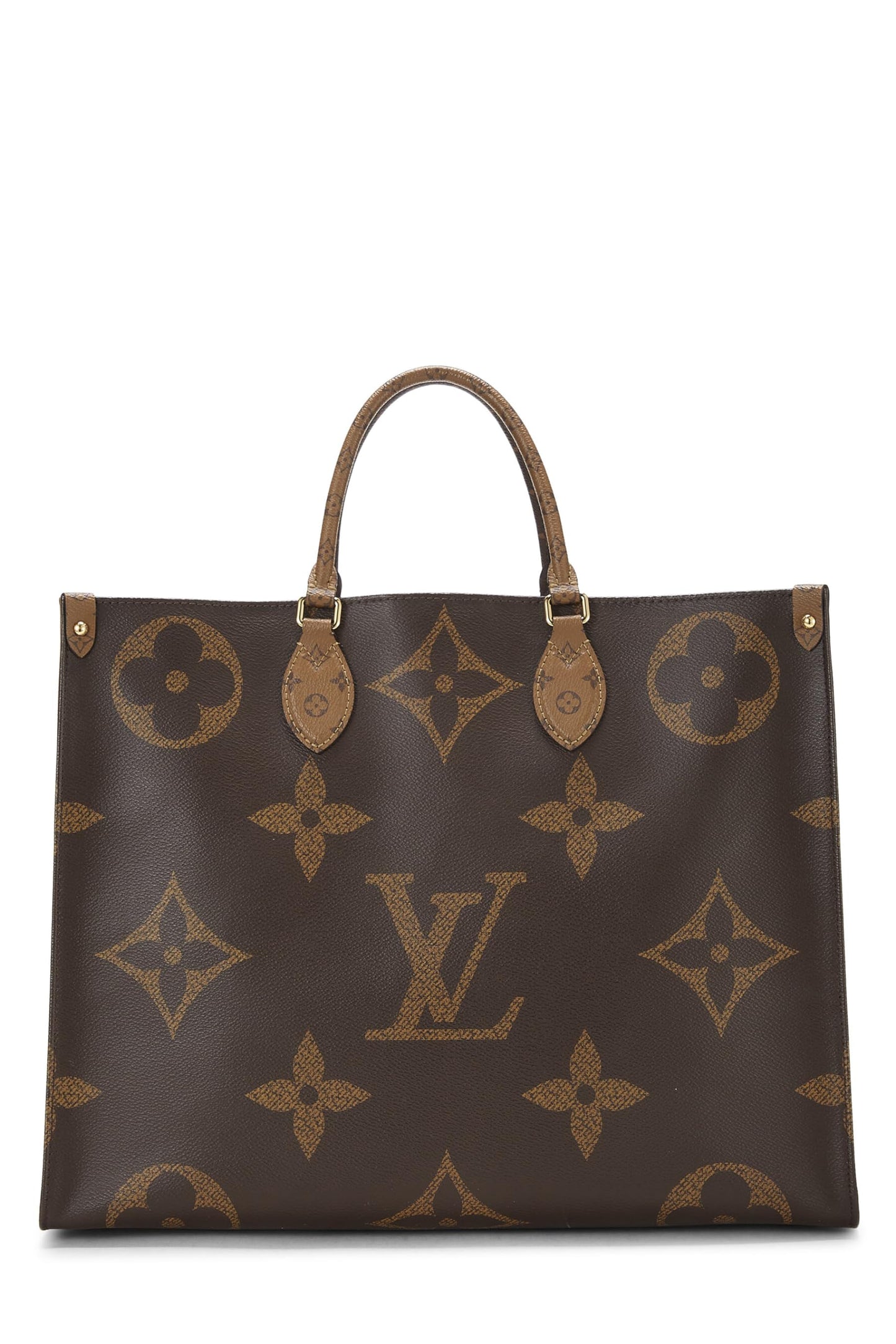 Louis Vuitton, Monogram Reversed Giant On The Go GM d'occasion, marron