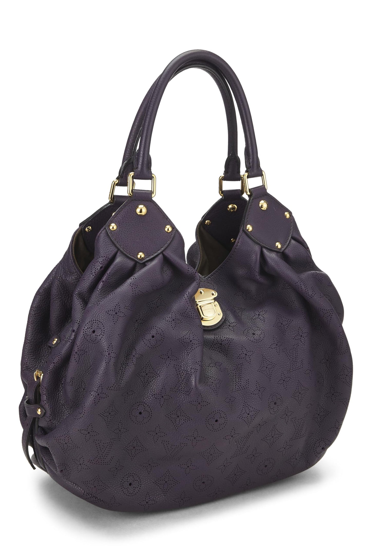 Louis Vuitton, Pre-Loved Purple Monogram Mahina Large, Purple