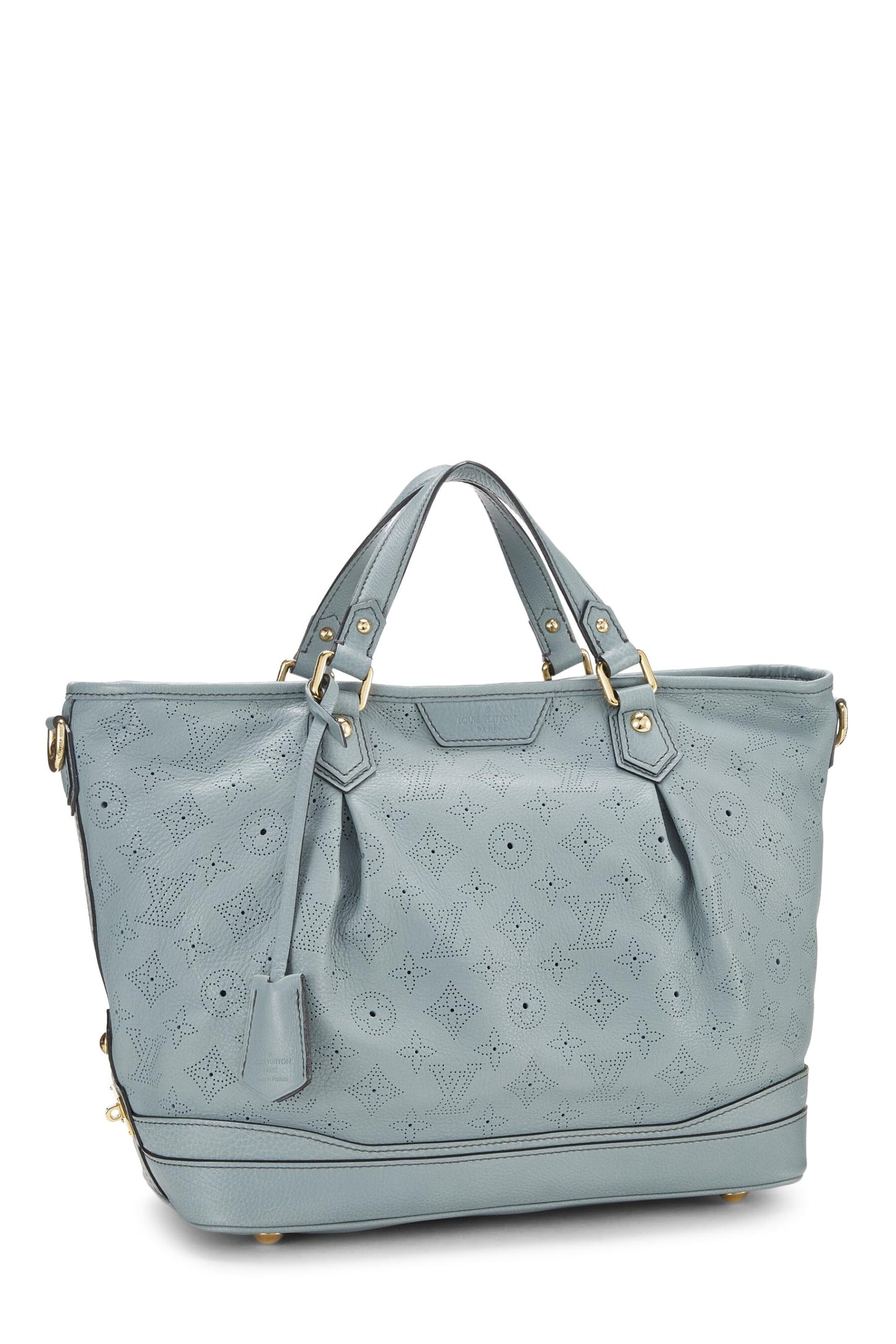 Louis Vuitton, Stellar PM en cuir Mahina bleu monogrammé d'occasion, bleu