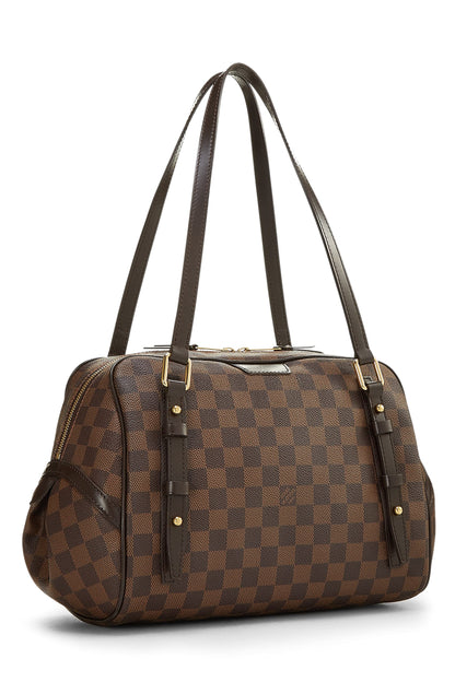 Louis Vuitton, Damier Ebene Rivington PM d'occasion, marron